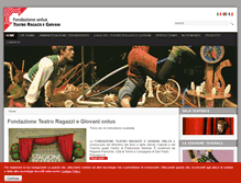 Tablet Screenshot of fondazionetrg.it